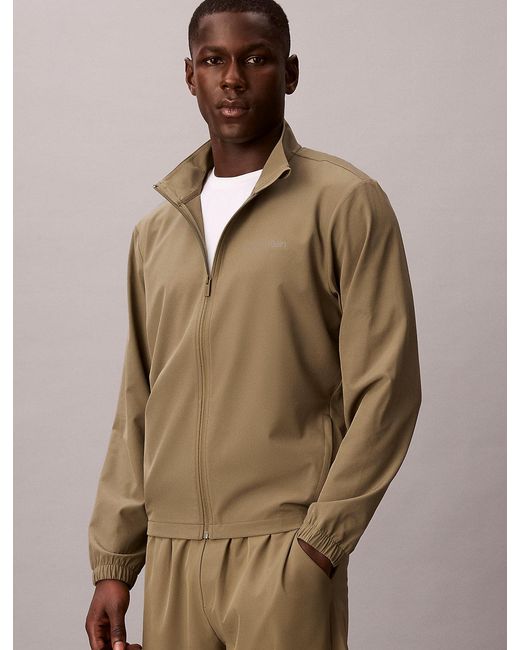 Calvin Klein Natural Performance Zip-Up Windbreaker for men