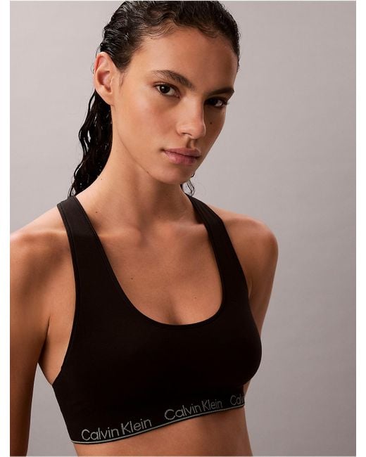 Calvin Klein Black Icon Seamless Unlined Bralette