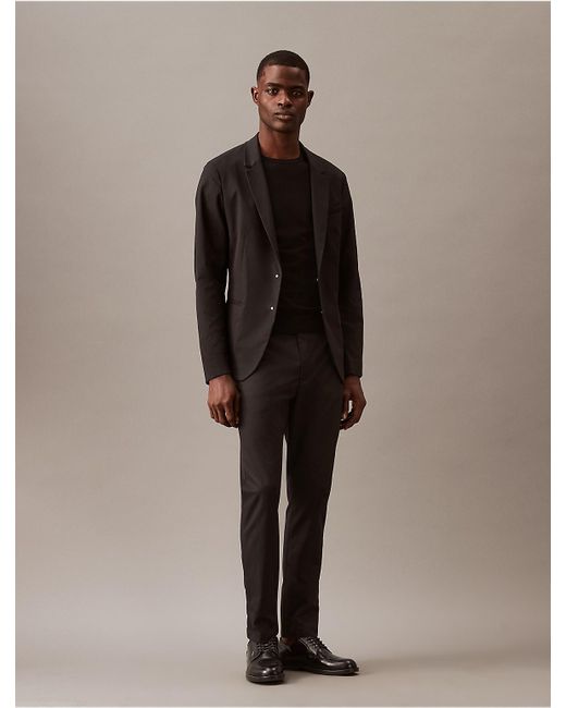 Calvin Klein Brown Tech Move Slim Blazer for men