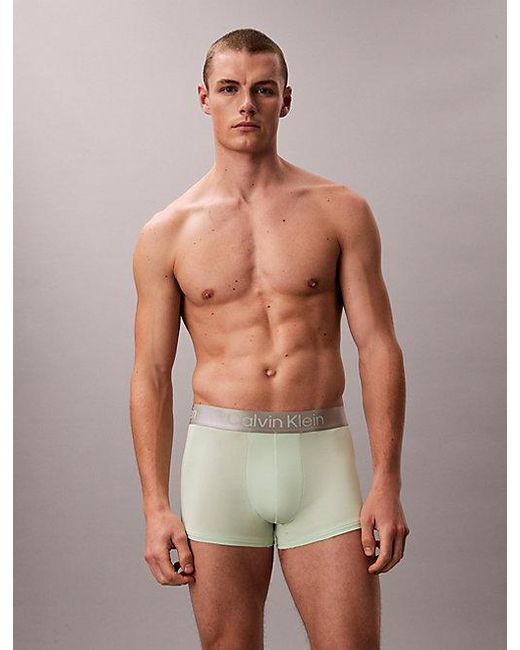 Calvin Klein Blue 3 Pack Trunks for men