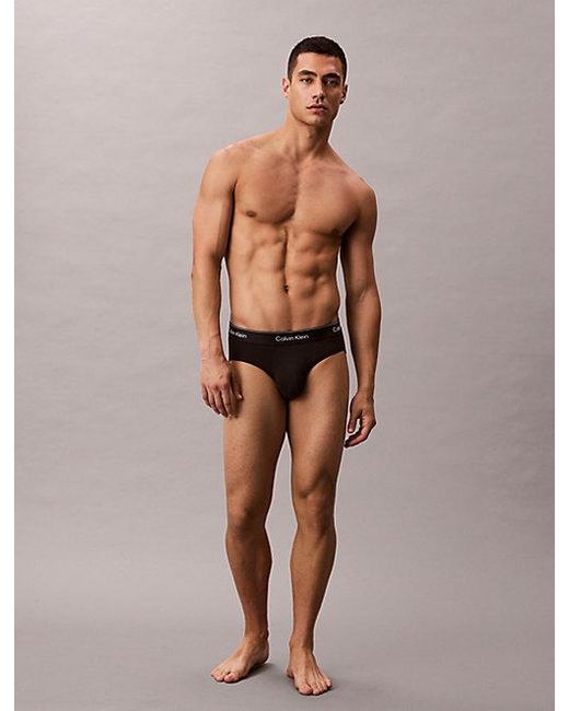 Calvin Klein Black 5 Pack Briefs for men