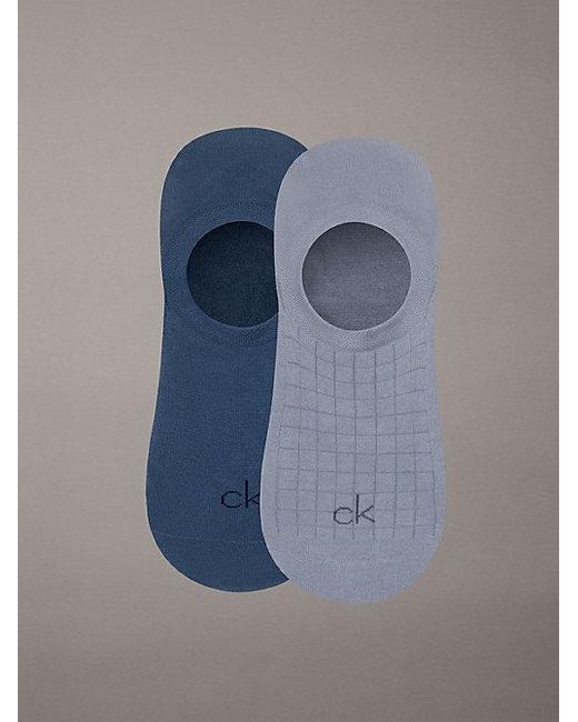 Calvin Klein 2Er-Pack No-Show-Socken in Blue für Herren