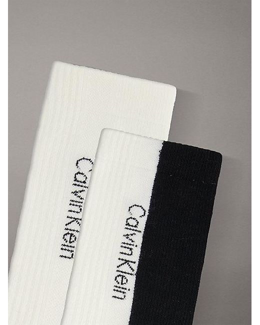 Calvin Klein Gray 2 Pack Moisture-Wicking Crew Socks for men