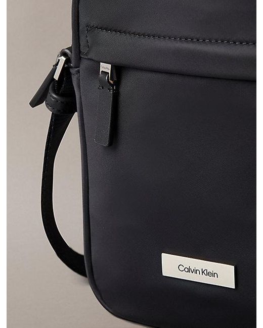 Calvin Klein Matte Nylon Reportertas in het Black voor heren