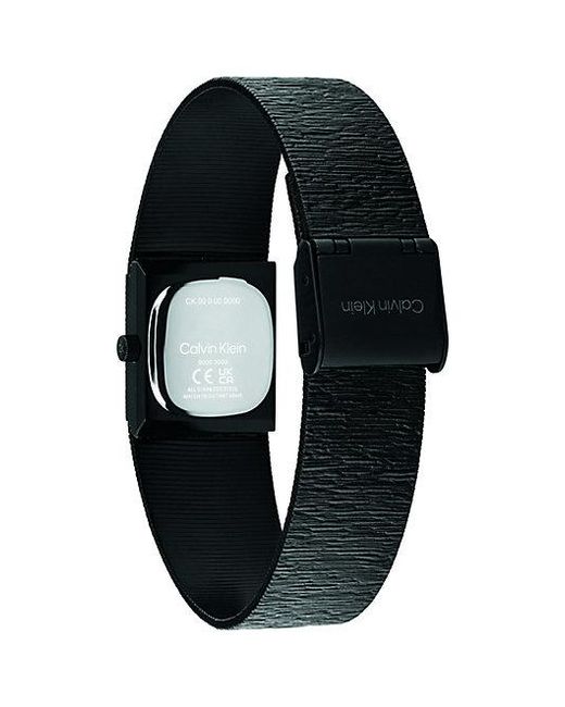 Calvin Klein Black Sophisticated Square Bracelet Watch