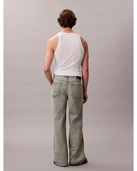 Calvin Klein Brown Jeans Wide Fit Jeans for men