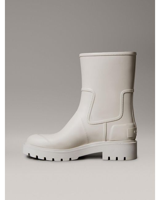 Bottes De Pluie Imperméables À Semelle Crantée Souple Calvin Klein en coloris Gray