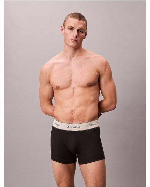 Calvin Klein Multicolor 3 Pack Trunks for men