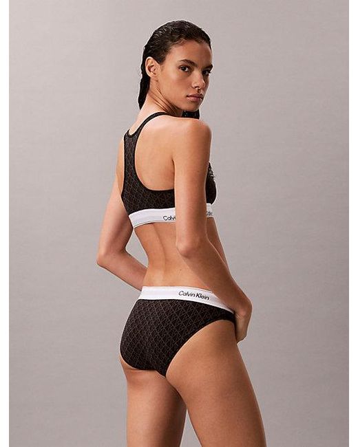 Calvin Klein Brown Bikini Briefs Icon Cotton Modal