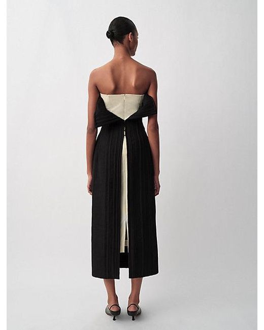 Calvin Klein Beatrix Strapless Jurk in het Black