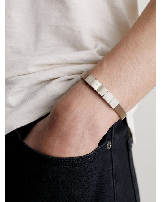 Calvin Klein White Bracelet - Minimalistic Squares for men