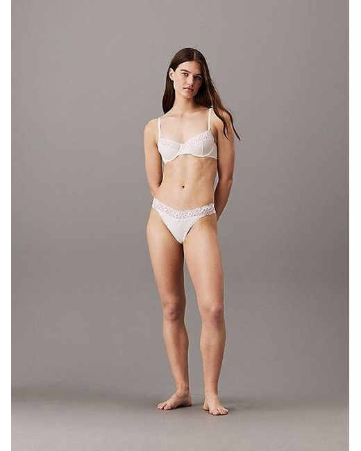 Calvin Klein String - Ck Attraction in het Gray