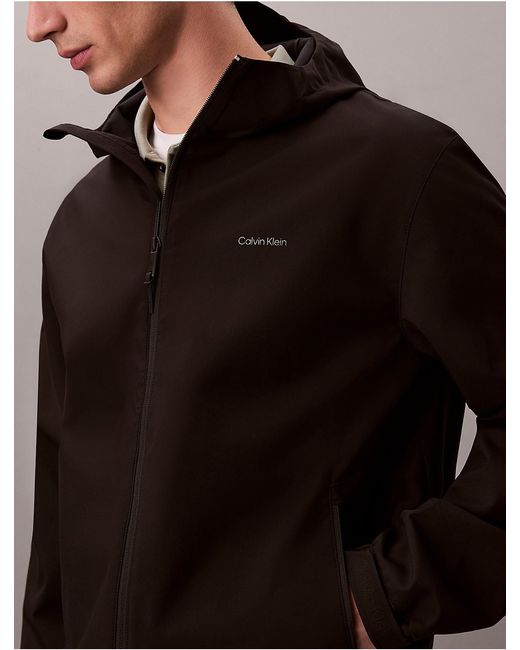 Calvin Klein Gray Tech Windbreaker Jacket for men