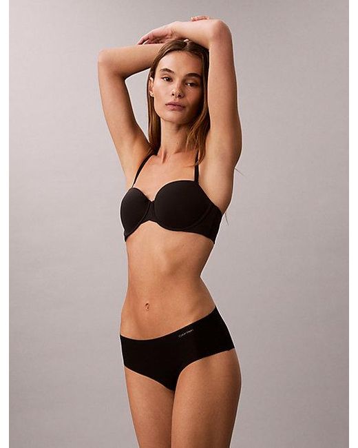 Calvin Klein Strapless Demi-Bh in het Black