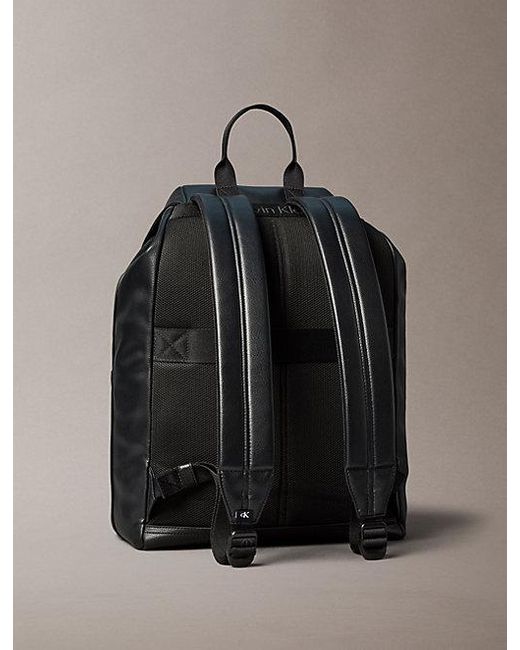 Calvin Klein Cargo Rugzak Met Klep Bovenop in het Black voor heren
