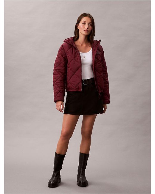 Calvin Klein Multicolor Calvin Klein Short Puffer Jacket