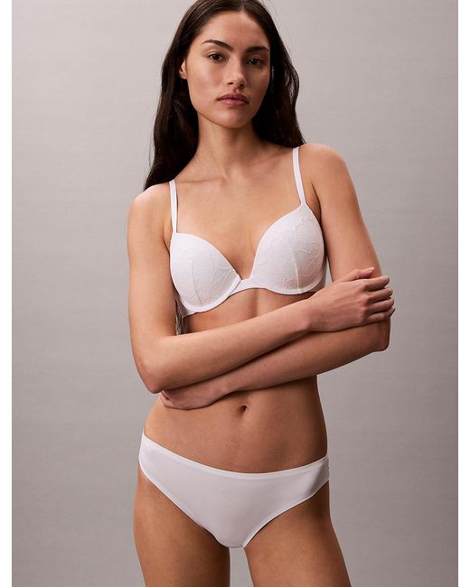 Calvin Klein White Bikini Briefs