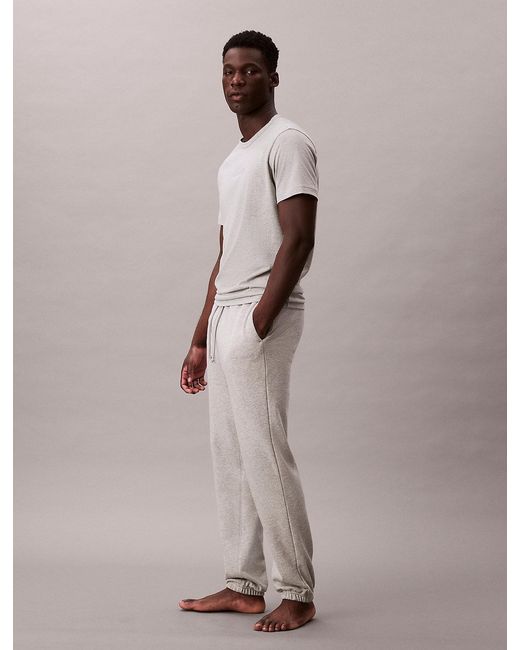 Calvin Klein Natural Cotton Terry Blend Lounge Joggers for men