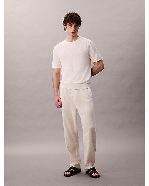 Calvin Klein Multicolor Pima Cotton Short Sleeve Jumper for men