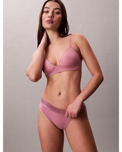 Calvin Klein Red Lightly Lined Wirefree Bra