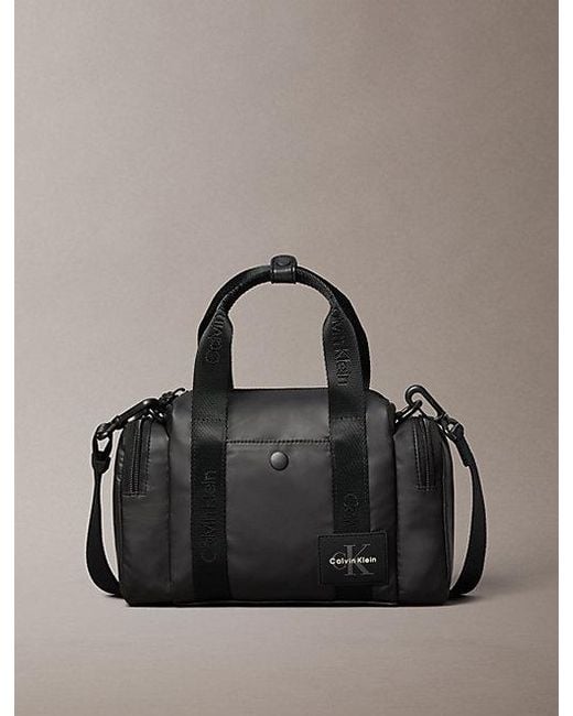 Calvin Klein Gray Water Repellent Crossbody Bag for men
