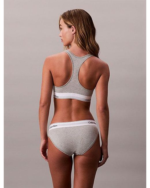 Calvin Klein Multicolor Unlined Bralette Icon Cotton Modal