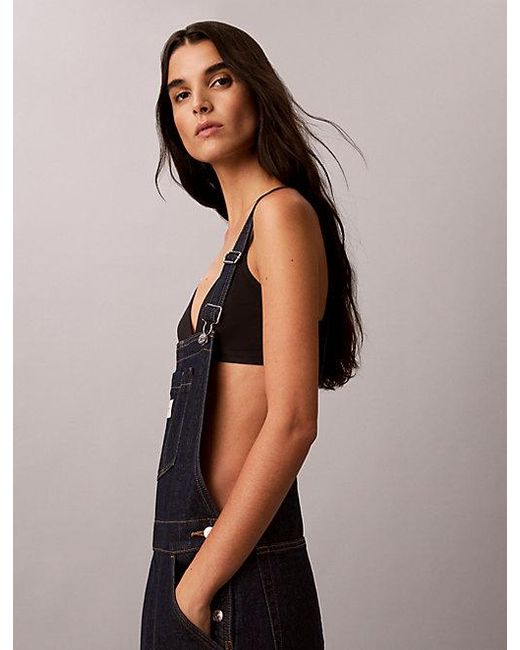 Calvin Klein Black Jeans 90S Straight Denim Dungarees