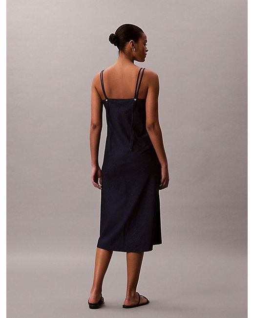 Calvin Klein Multicolor Jeans Soft Denim Cami Dress