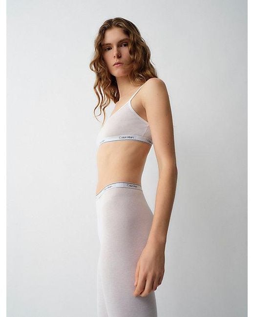 Calvin Klein White Rosalie Leggings