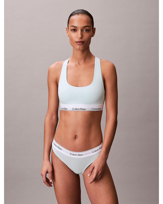 Calvin Klein White Unlined Bralette