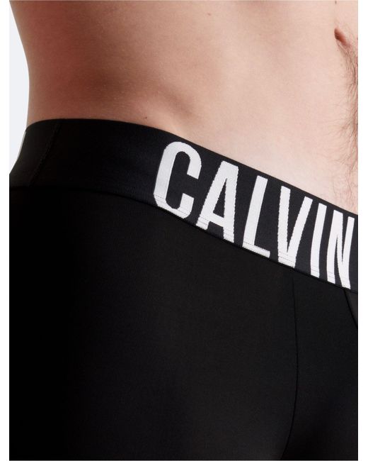 Calvin Klein Black Intense Power Micro 3-pack Low Rise Trunk for men