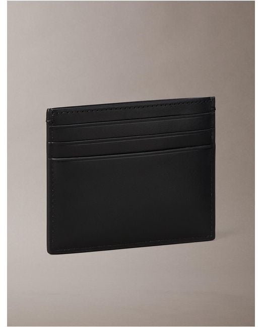 Calvin Klein Black Hardware Logo Card Case for men