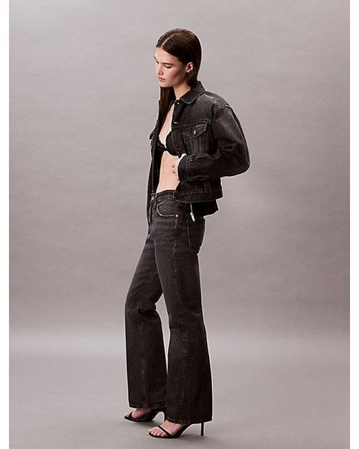 Calvin Klein Relaxed Bootcut Jeans in het Multicolor