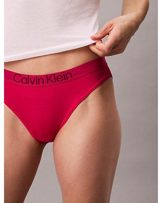 Calvin Klein Red Bikini Briefs Maximum Cotton