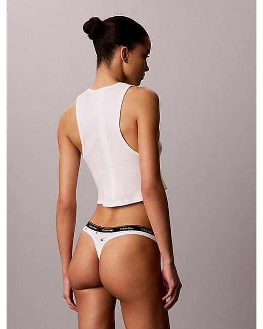 Calvin Klein Metallic 7 Pack Thongs Icon Logo