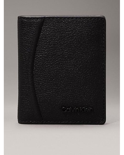 Calvin Klein Leren Billfold Rfid-portemonnee in het Black voor heren