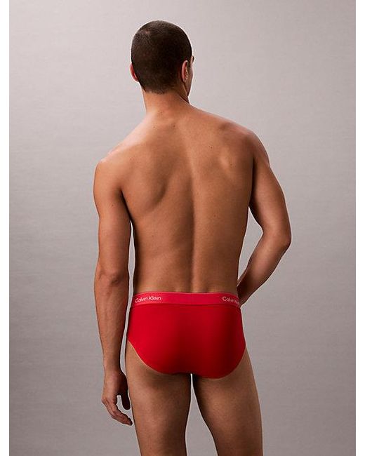 Calvin Klein 3-Pack Slips in het Gray voor heren
