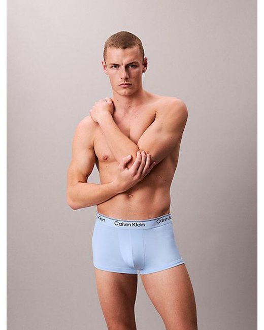 Calvin Klein 3-Pack Heupboxers in het Blue voor heren