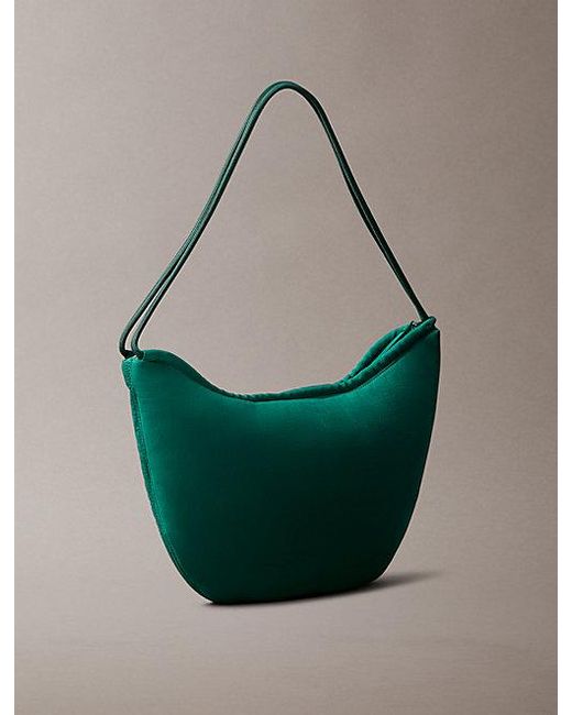 Calvin Klein Green Nylon Small Crescent Bag