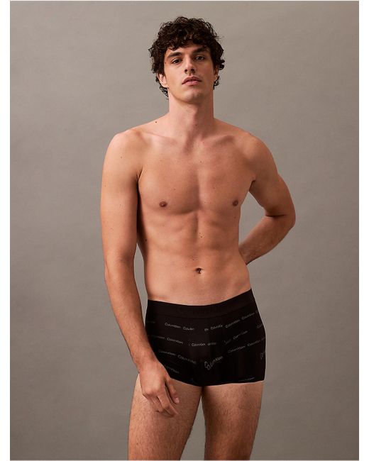 Calvin Klein Black Label Multicolor Calvin Klein Ck Prints Low Rise Trunk for men