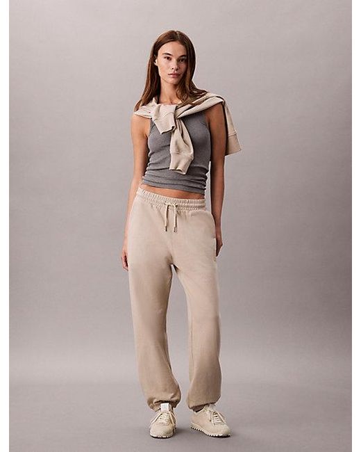 Calvin Klein Multicolor Relaxed Premium Terry Joggers