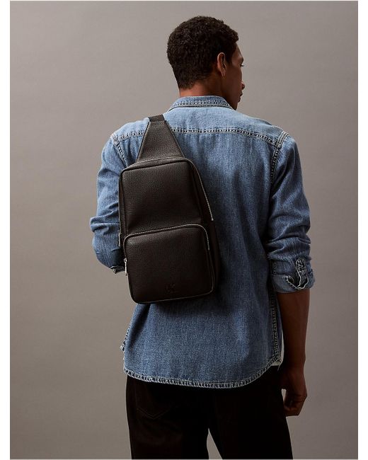 Calvin Klein Black Calvin Klein All Day Sling Bag for men