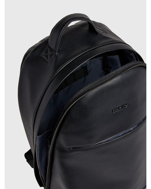 Calvin Klein Black Round Backpack for men