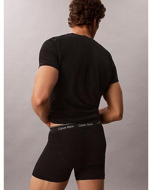Calvin Klein Brown 5 Pack T-Shirts Cotton Classics for men