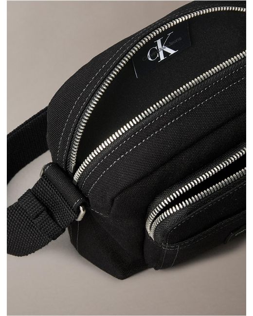 Calvin Klein Multicolor Canvas Crossbody Camera Bag for men