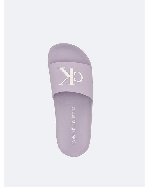 Calvin Klein Purple Arin Slide