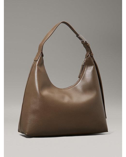Calvin Klein Gray Hobo Bag