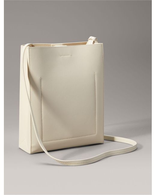 Calvin Klein Multicolor Line Leather Crossbody Bag