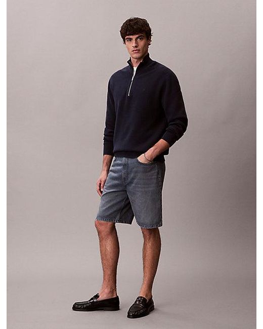 Calvin Klein Blue Jeans 90S Relaxed Denim Shorts for men