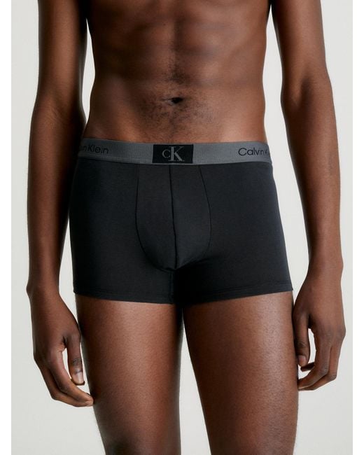 Calvin Klein Black 7 Pack Trunks - Ck96 for men